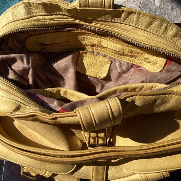 Bulga Helmet Slouchy Hobo Genuine Pebbled Leather Bag - Picture 7 of 11